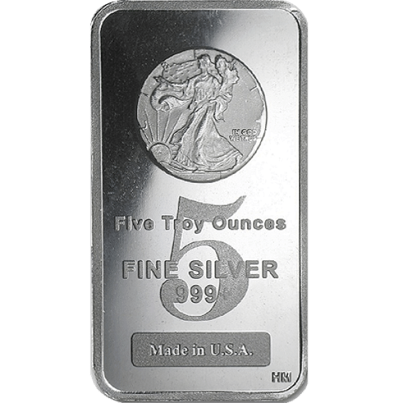 5oz Highland Mint Silver Bar